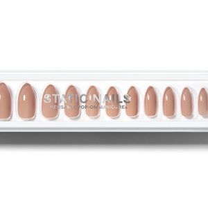 NEW Static Nails Toasted Sugar Almond Shape Nails